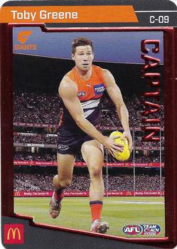 2022 AFL TeamCoach - Captain Red #C-09 Toby Greene Front